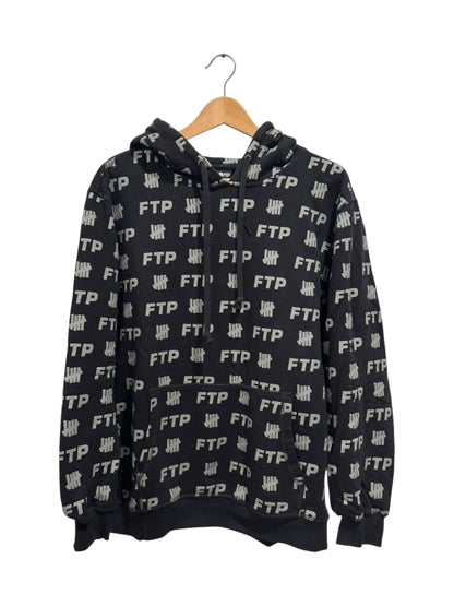 FTP x Undefeated All Over Print Hoodie Black