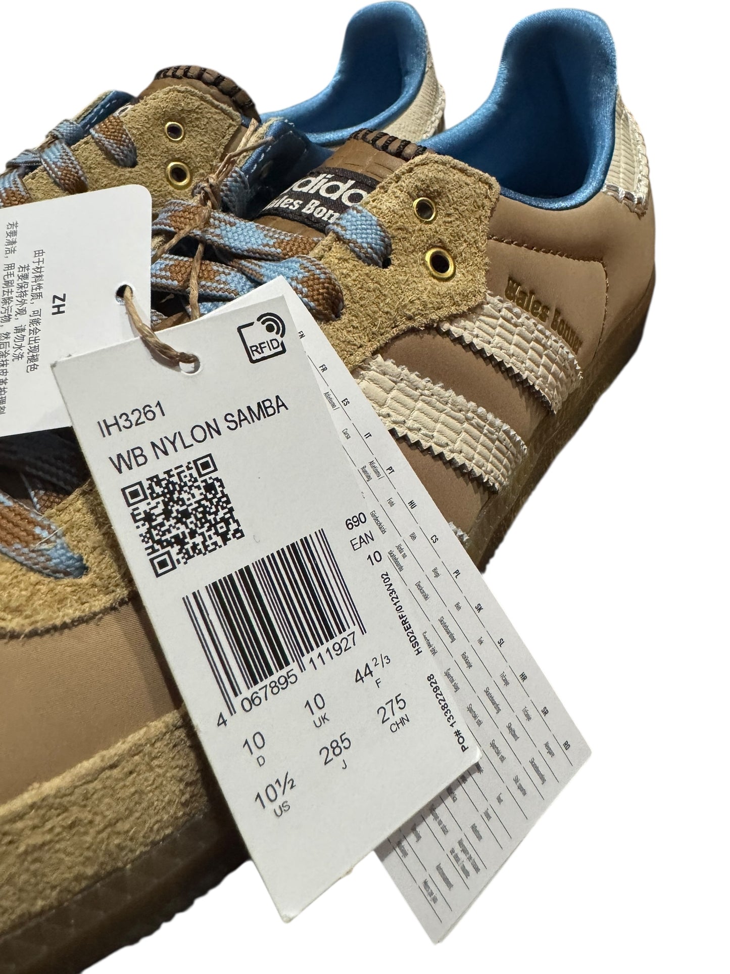 adidas Samba Nylon Wales Bonner Desert White