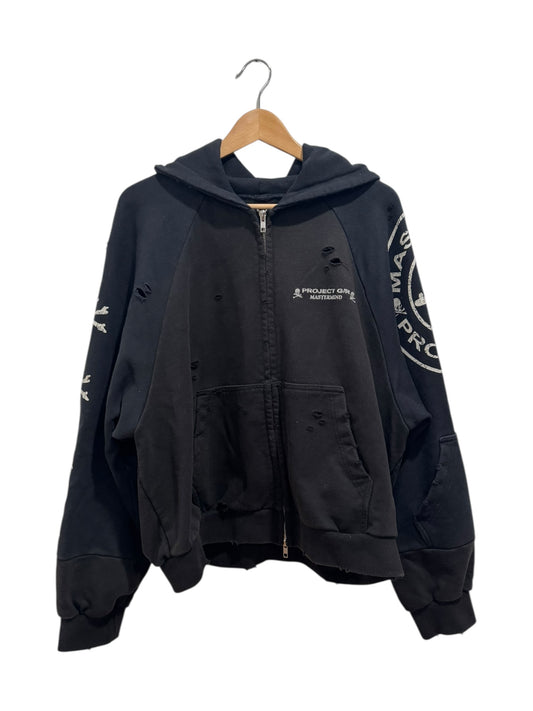 Project G/R x Mastermind JP Logo Zip Hoodie Black