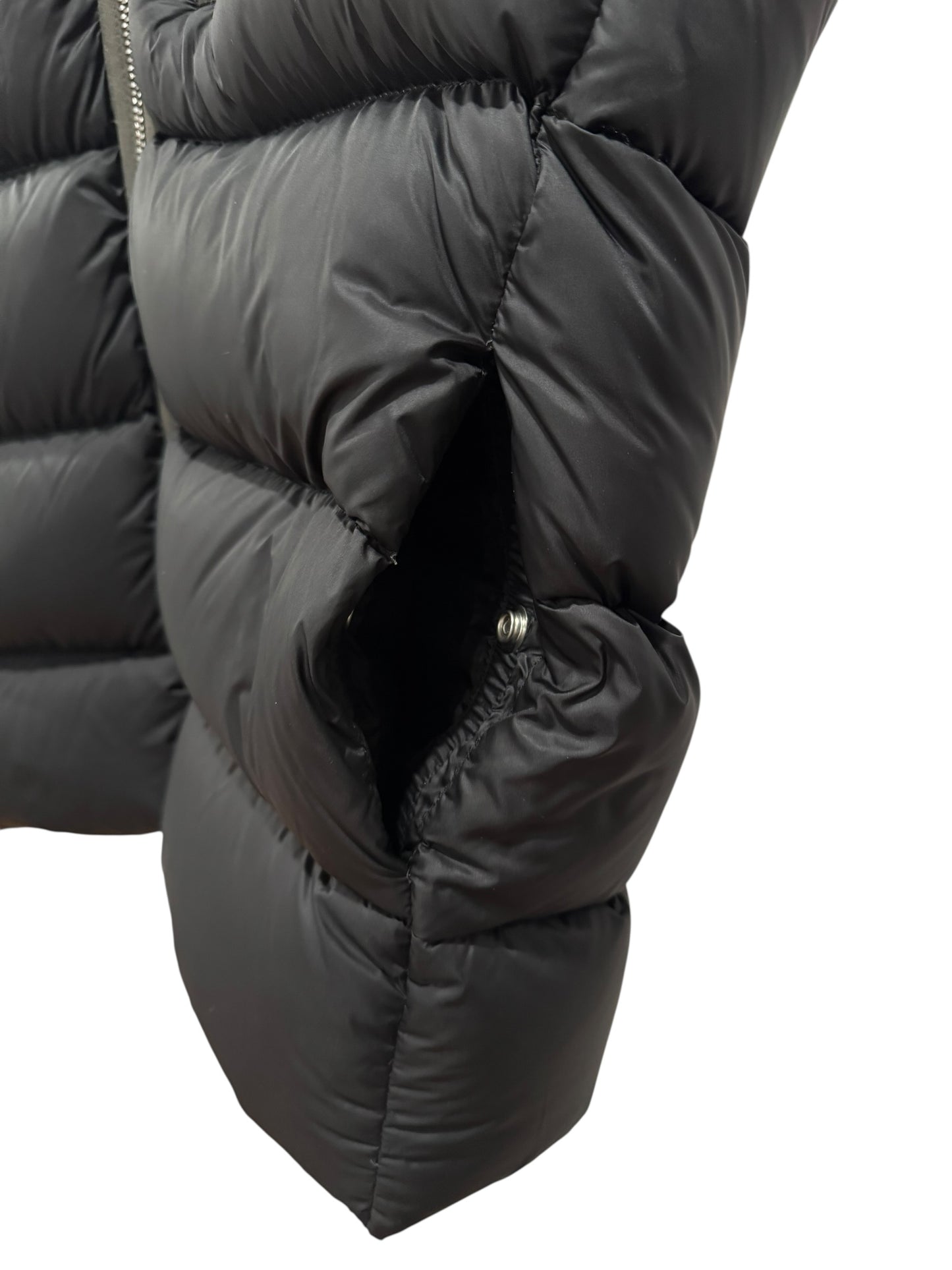 Rick Owens Strobe Gimp Puffer Vest Black
