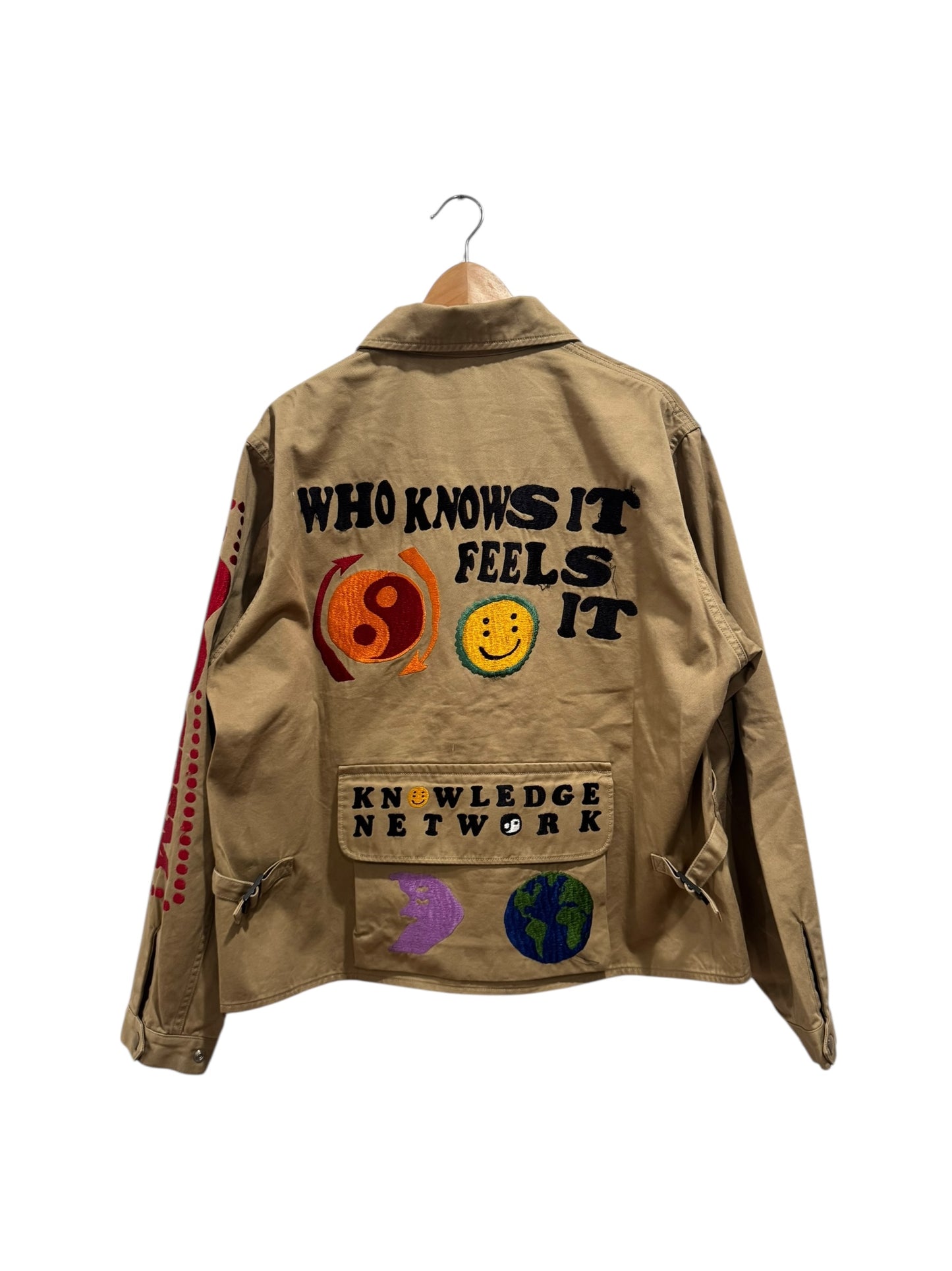 Cactus Plant Flea Market Knowledge Jacket Brown