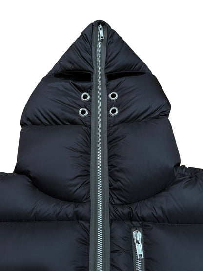 Rick Owens Strobe Gimp Puffer Vest Black