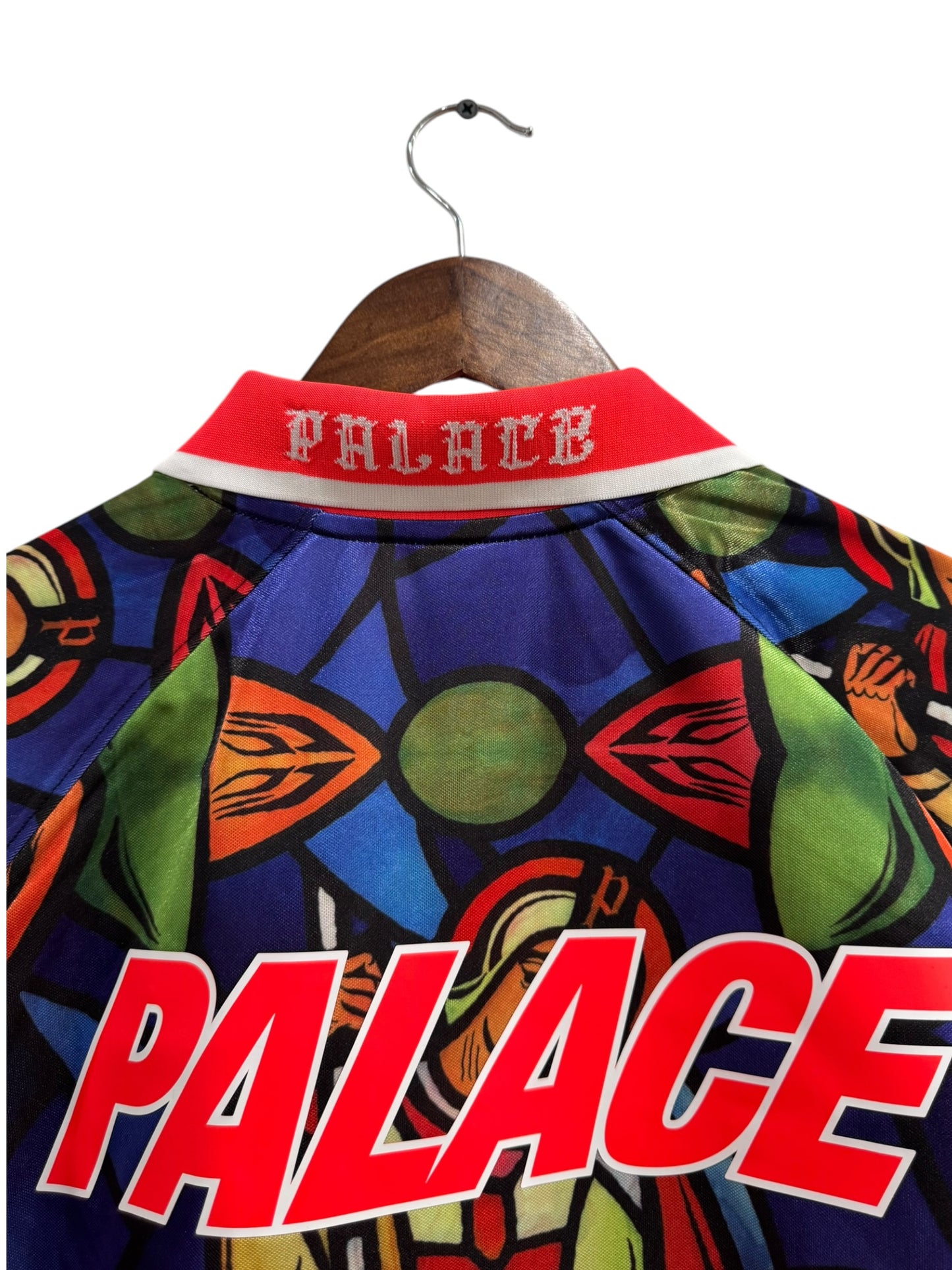 Nike x Palace England Football Jersey Bright Crimson Multi