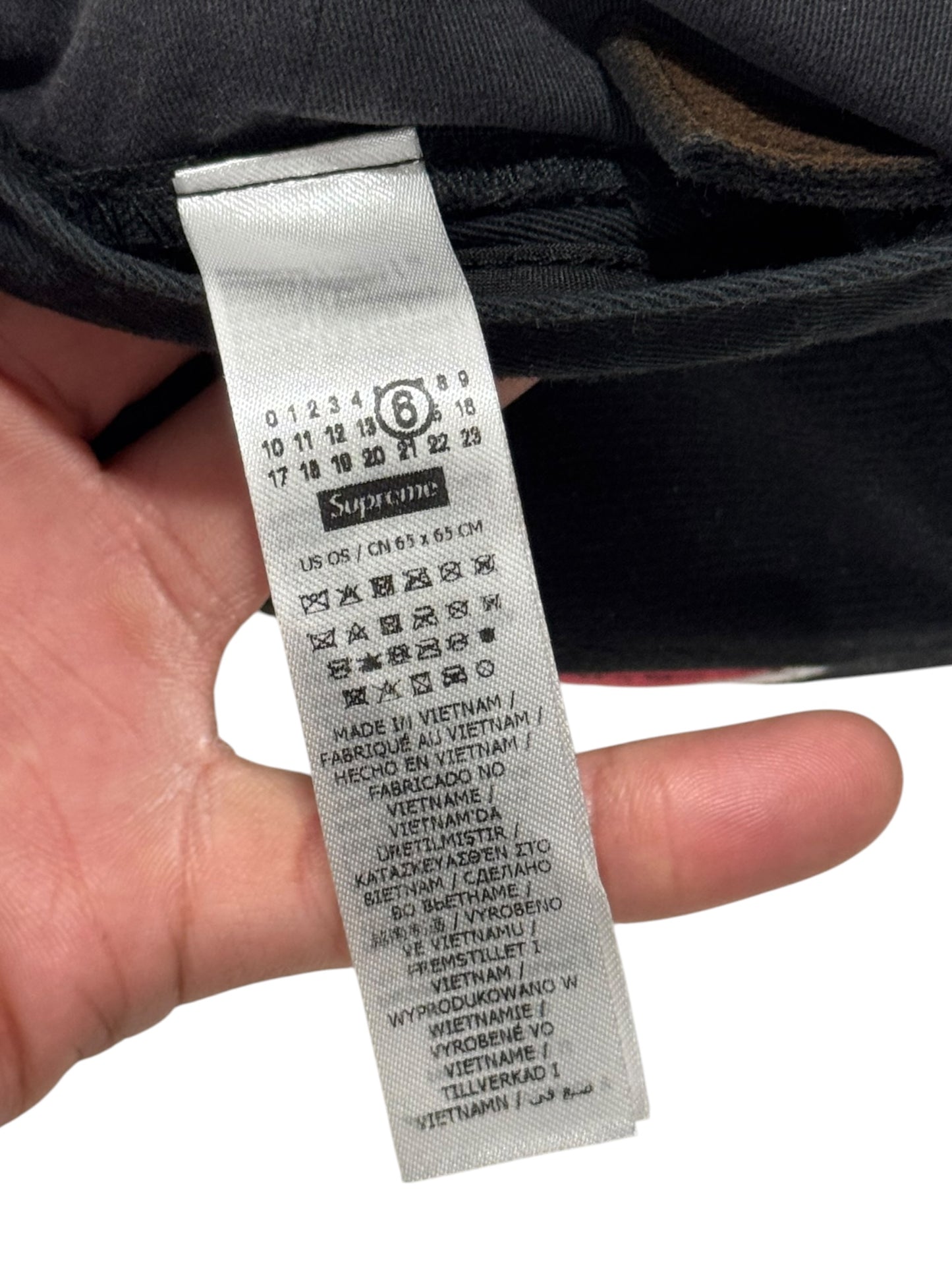 Supreme MM6 Maison Margiela Split 6-Panel Black