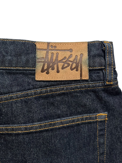 Stussy Big Ol Jean Shorts Rigid Indigo