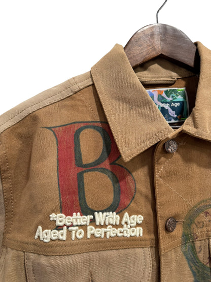 Better With Age Harrison Reconstructed Work Jacket Khaki
