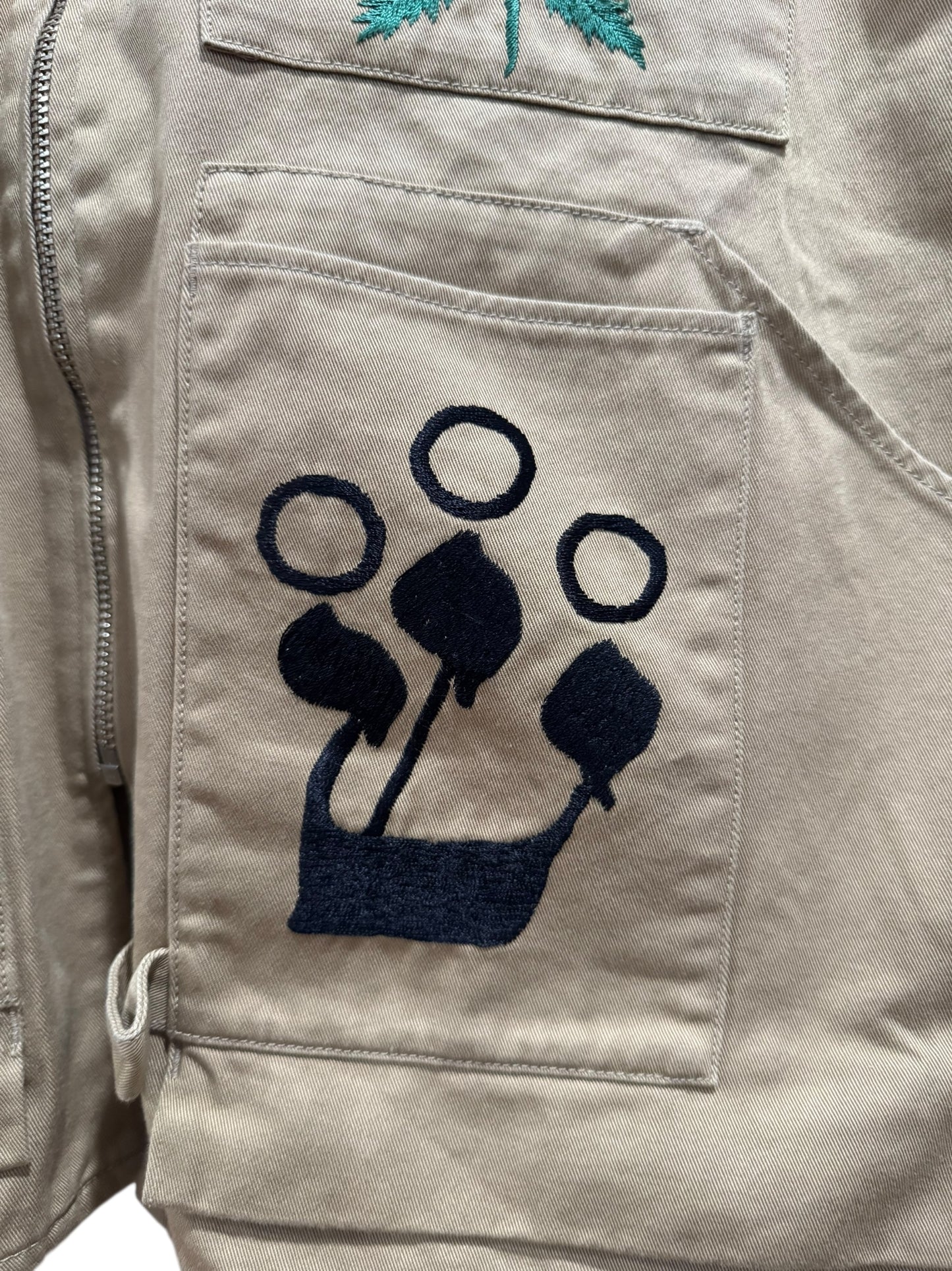 Cactus Plant Flea Market Knowledge Jacket Brown