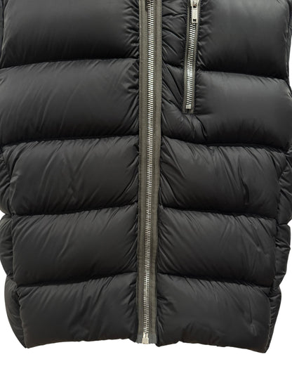 Rick Owens Strobe Gimp Puffer Vest Black
