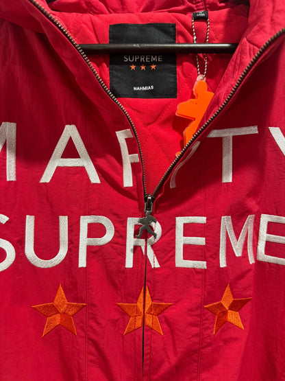 NAHMIAS x A24 Marty Supreme Classic Warm Up Jacket USA Red