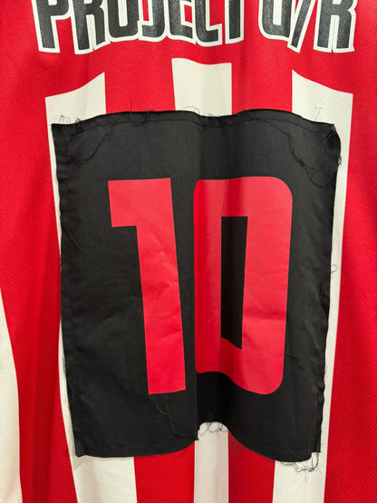 Project G/R Hybrid Long Sleeve Jersey Red White Grey