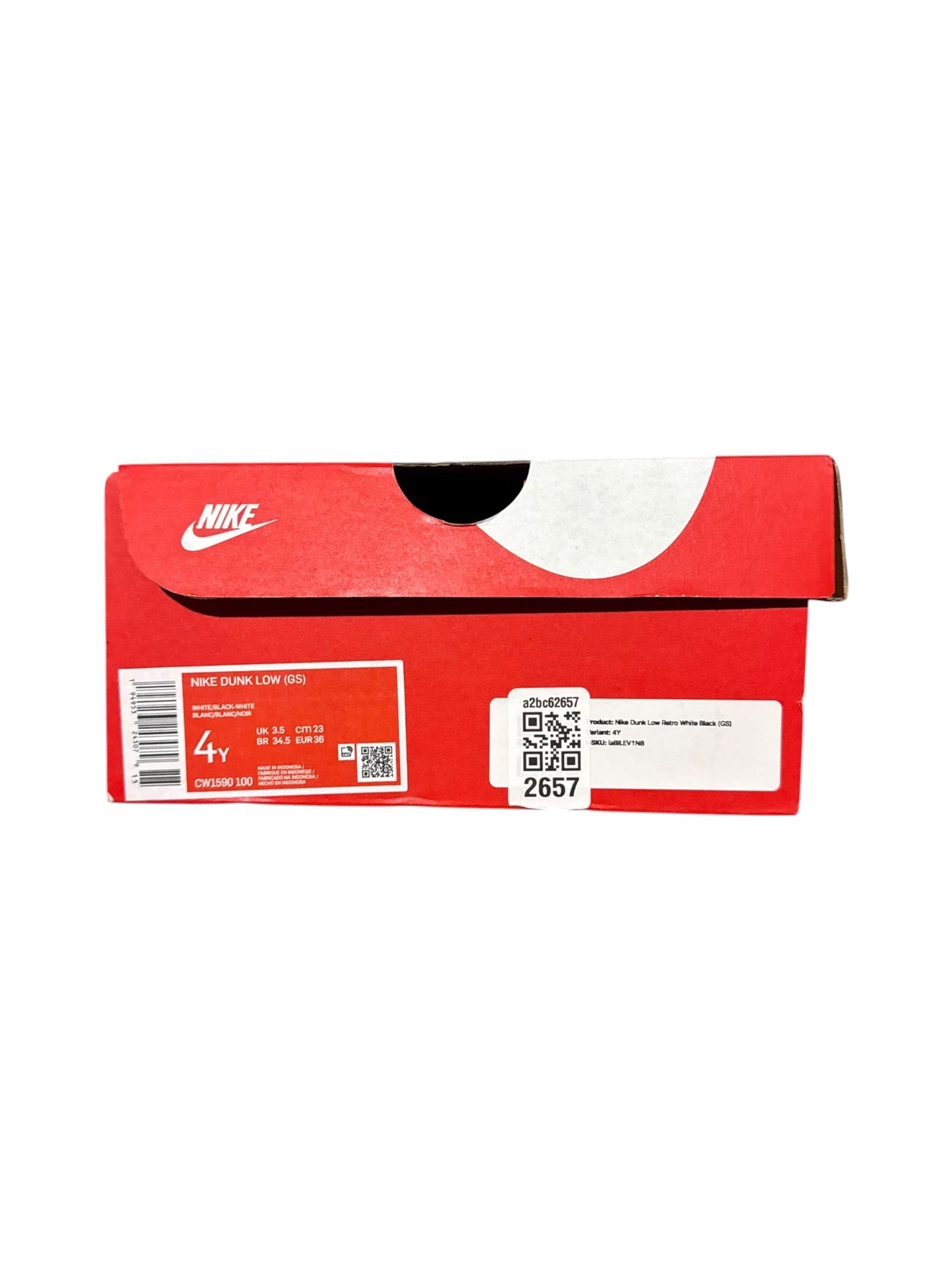 Nike Dunk Low Retro White Black Panda (GS)