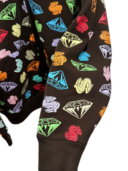 Billionaire Boys Club x Casanova Vintage Zip Hoodie Brown