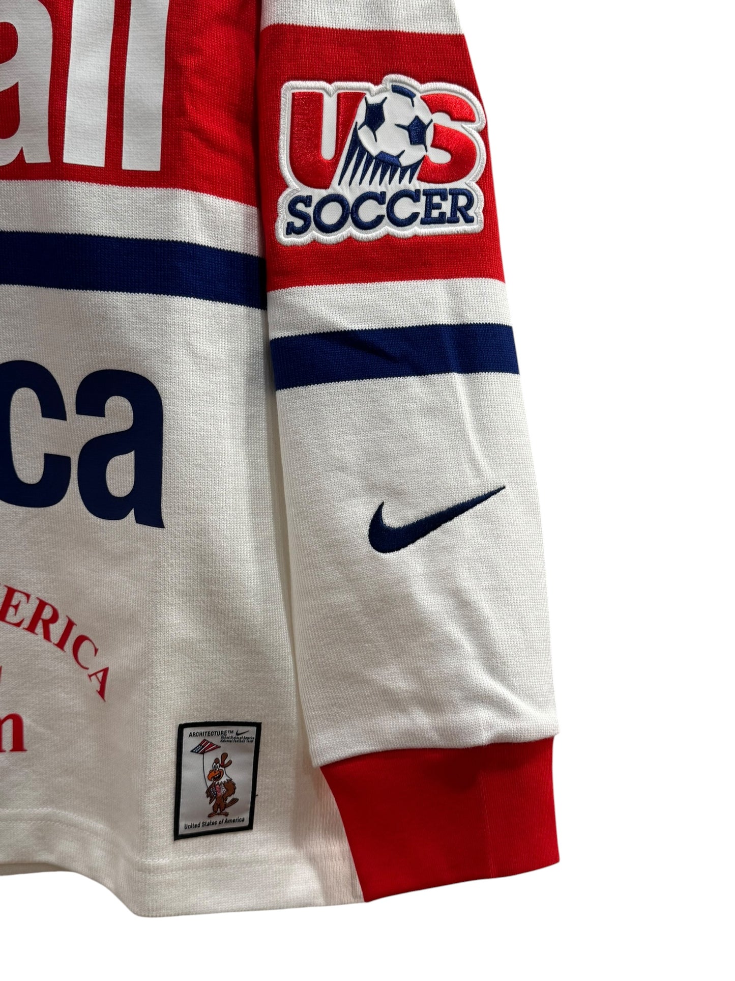 Nike x Virgil Abloh Archive x USMNT Rugby Long Sleeve White