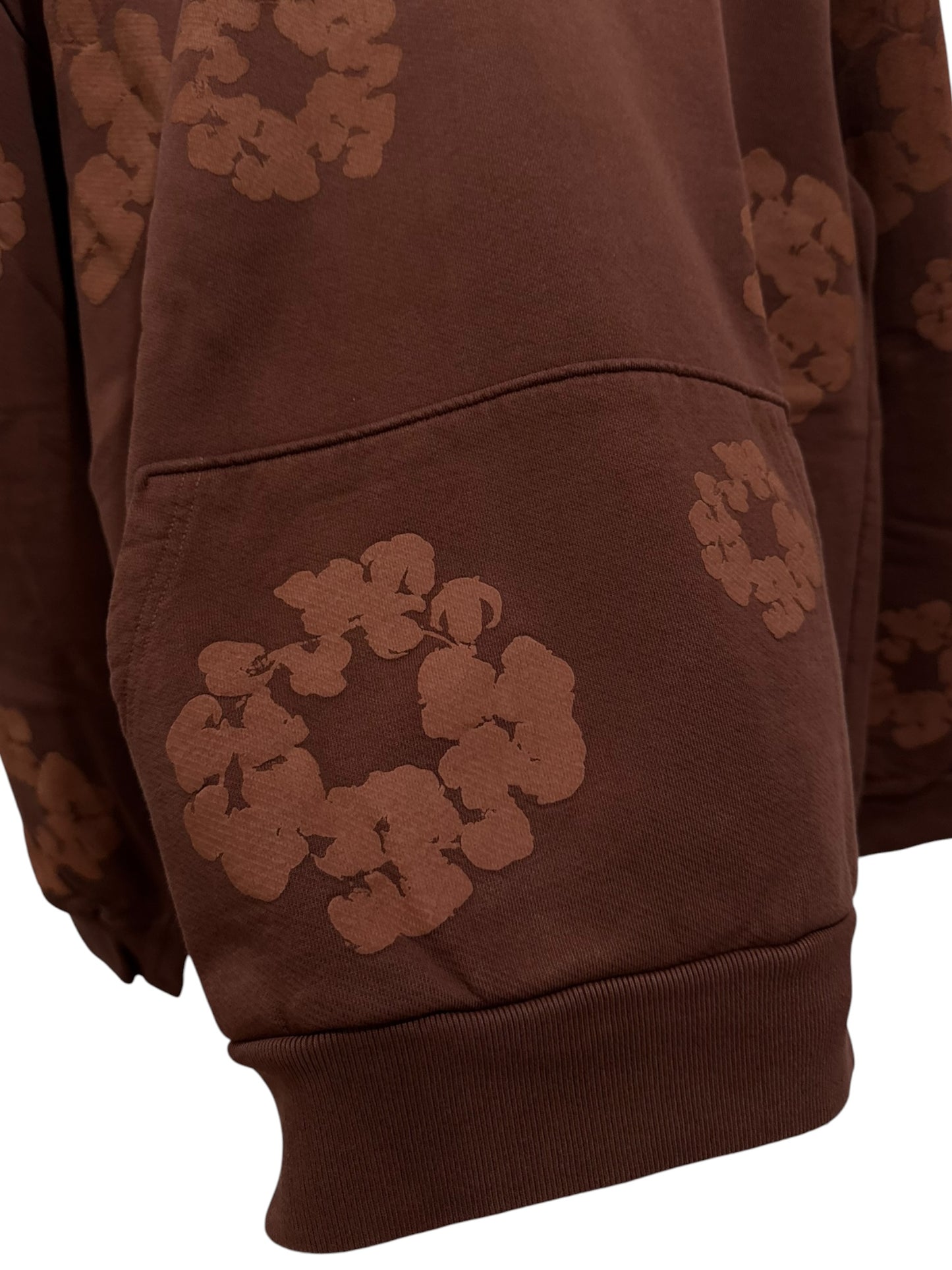 Denim Tears Mono Cotton Wreath Hoodie Brown