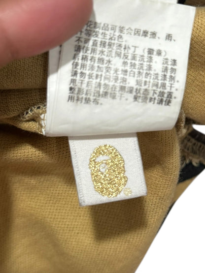 BAPE Color Camo Ape Head Polo Yellow Green