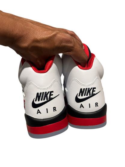 Jordan 5 Retro Fire Red Black Tongue (2025)
