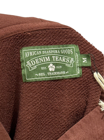 Denim Tears Mono Cotton Wreath Hoodie Brown