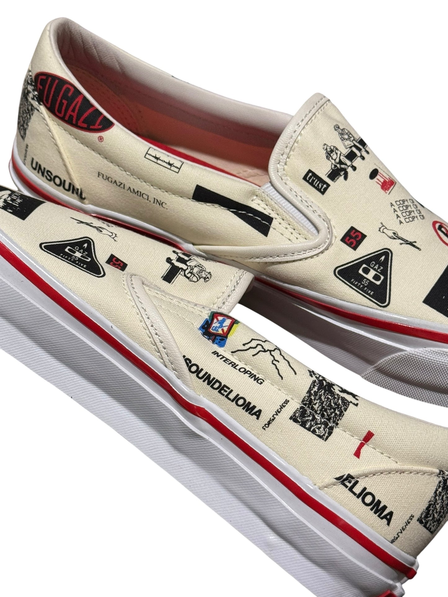 Vans x Fugazi LX Classic Slip On 98 Consumer Model Fully Loaded