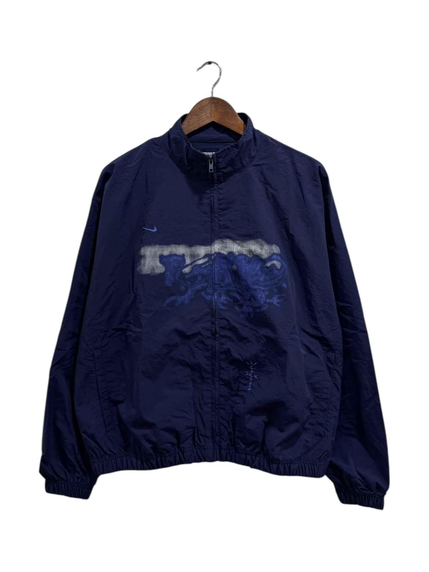 Travis Scott x Fragment x Nike Tokyo Windbreaker Jacket Navy