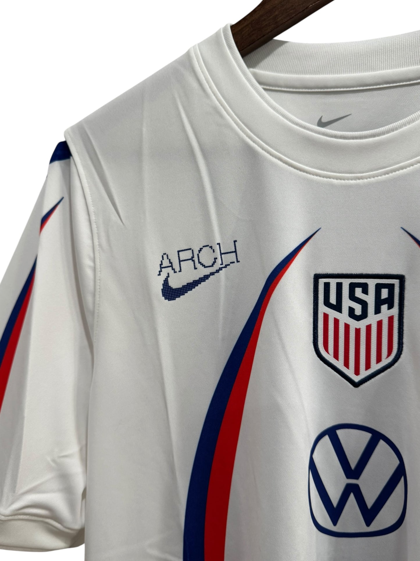 Nike x Virgil Abloh Archive x USMNT Pre-Match Jersey White