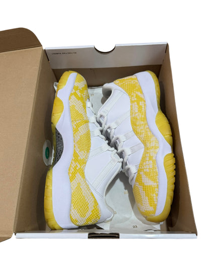 Jordan 11 Retro Low Yellow Snakeskin (W)