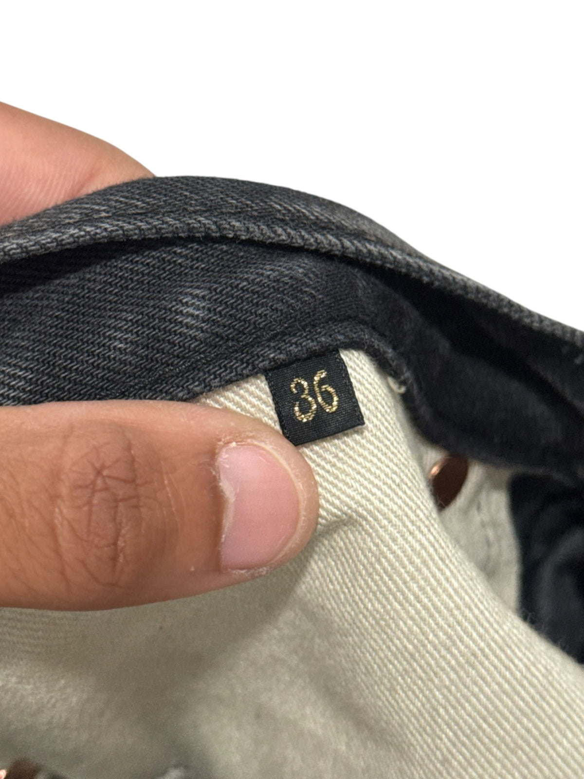 Kapital 14oz Black Denim Monkey Cisco Studded Jeans Black