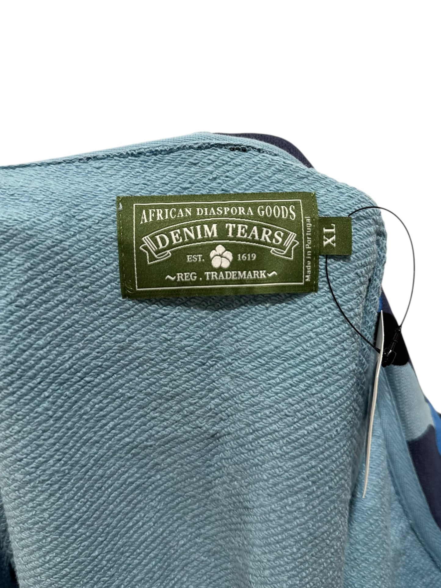 Denim Tears The Cotton Wreath Zip Hoodie Blue Camo