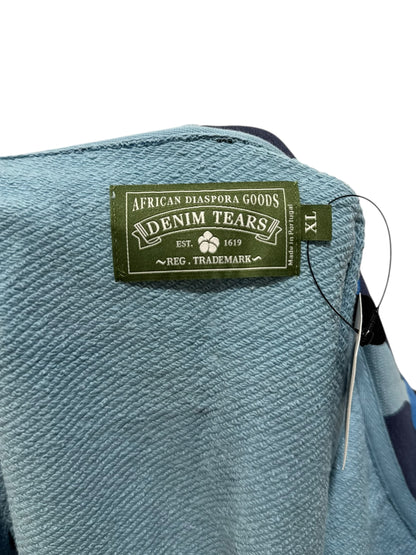 Denim Tears The Cotton Wreath Zip Hoodie Blue Camo