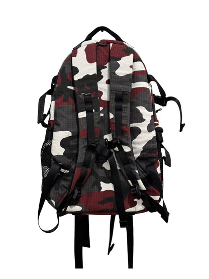 Supreme Logo Backpack SS26 Red Camo