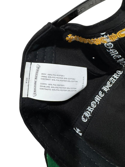 Chrome Hearts CH Logo Baseball Snapback Black Yellow