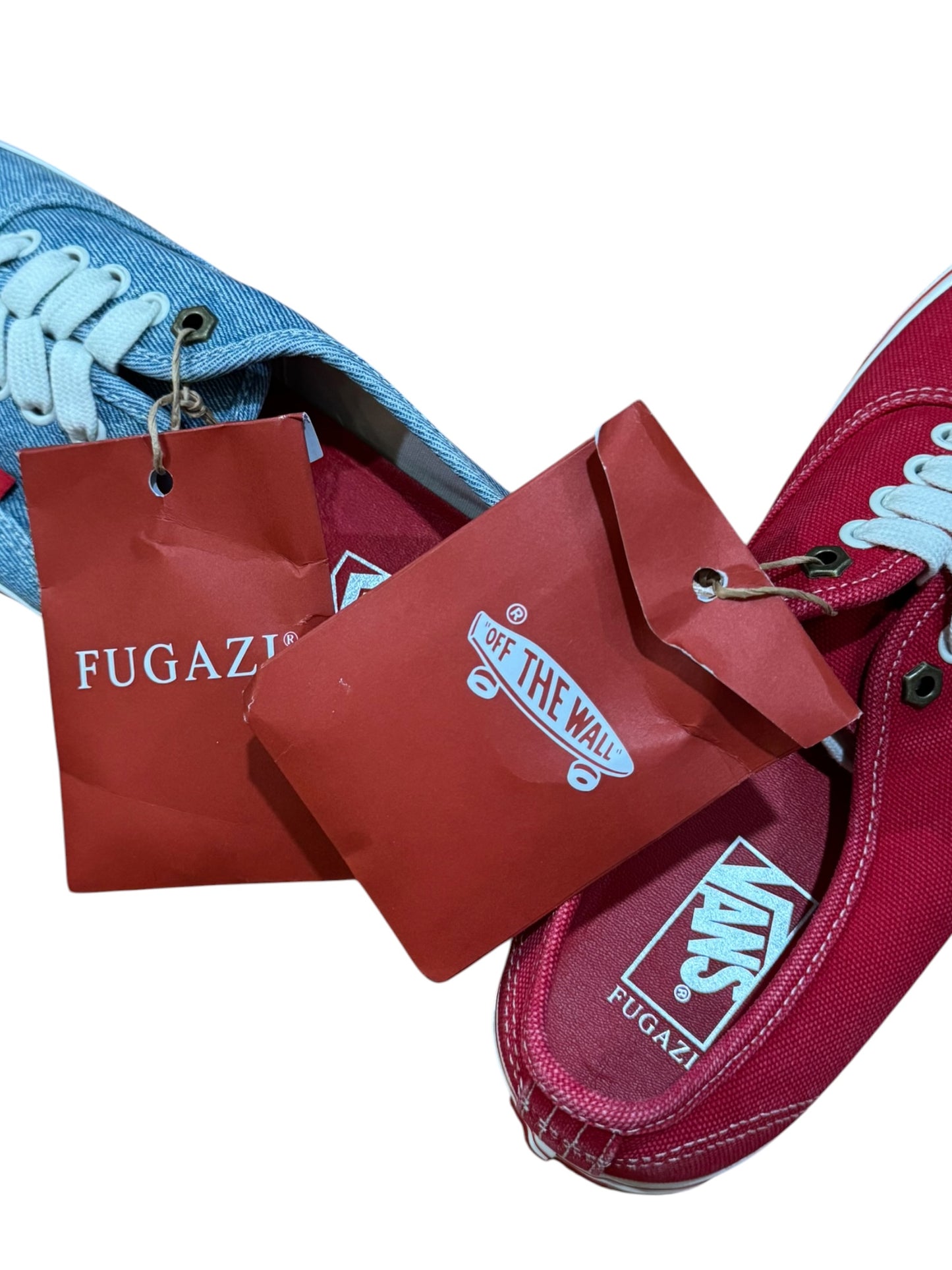 Vans x Fugazi LX Authentic 44 Red Denim Blue