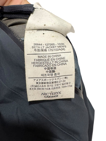Arcteryx Beta LT Goretex Jacket Navy Blue