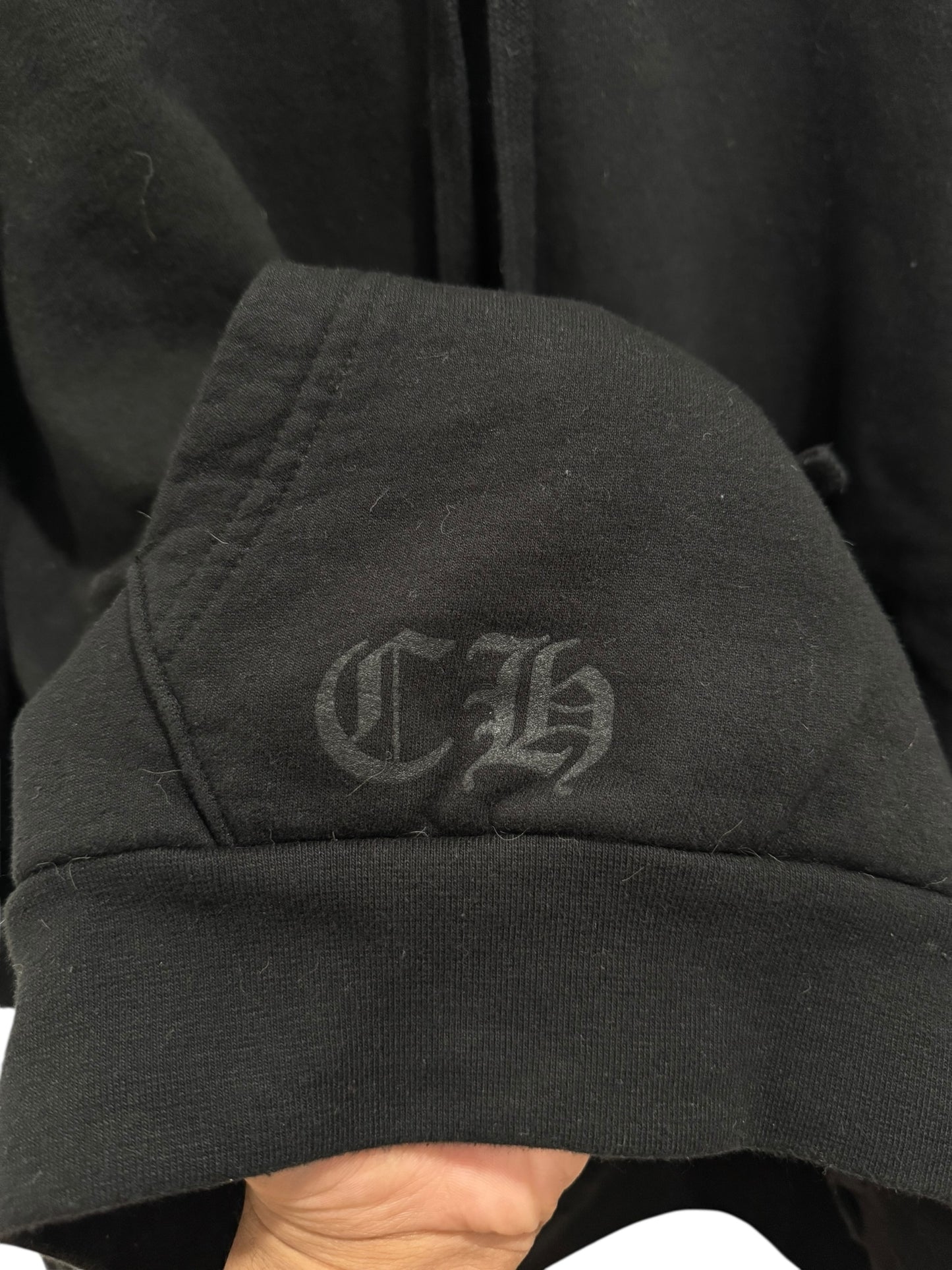 Chrome Hearts Eye Chart Dagger Hoodie Black