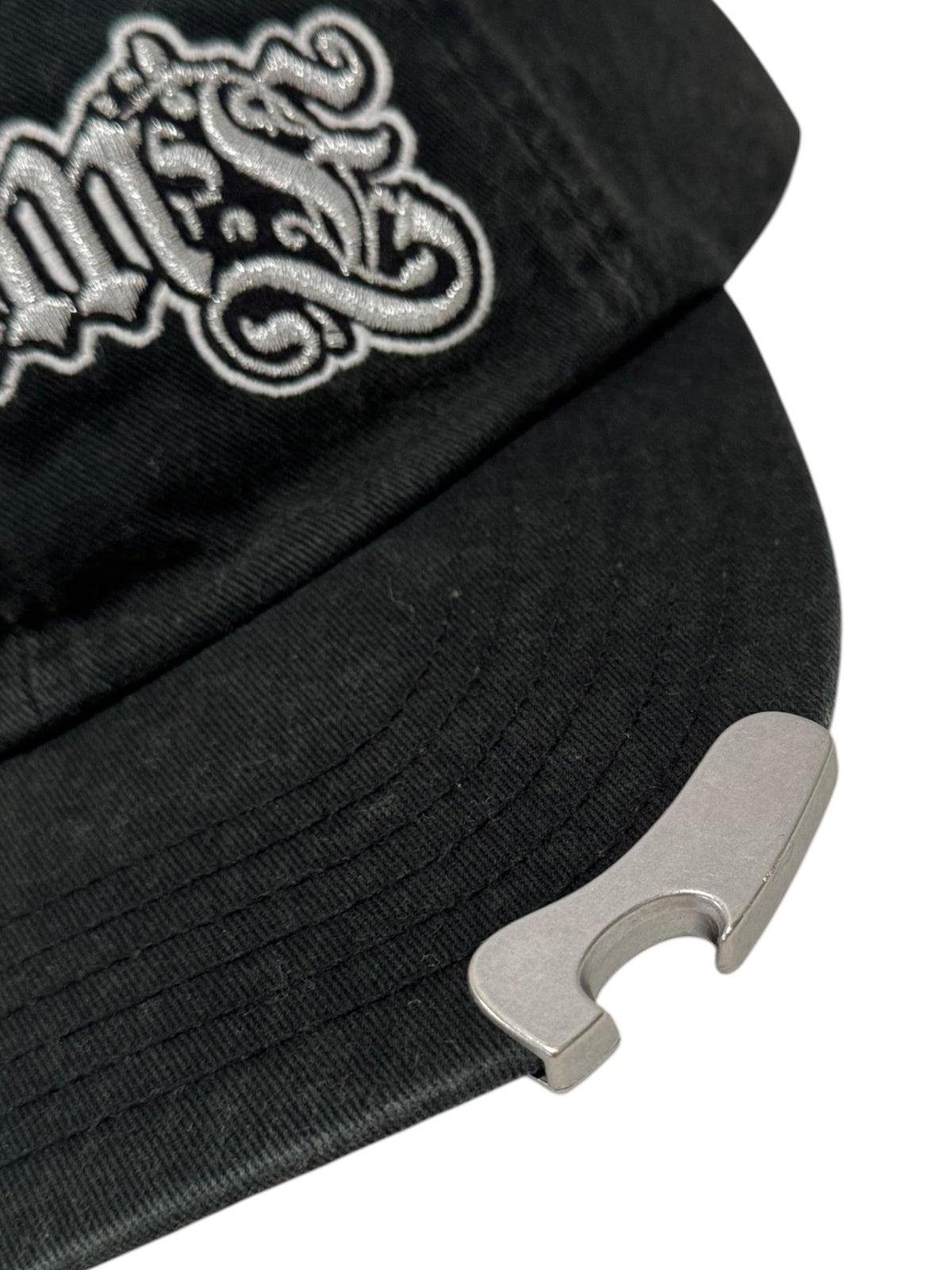 Supreme Bottle Opener 6-Panel Hat Washed Black