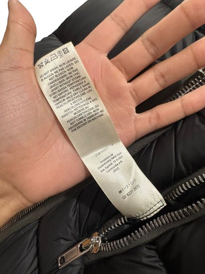 Rick Owens Strobe Gimp Puffer Vest Black