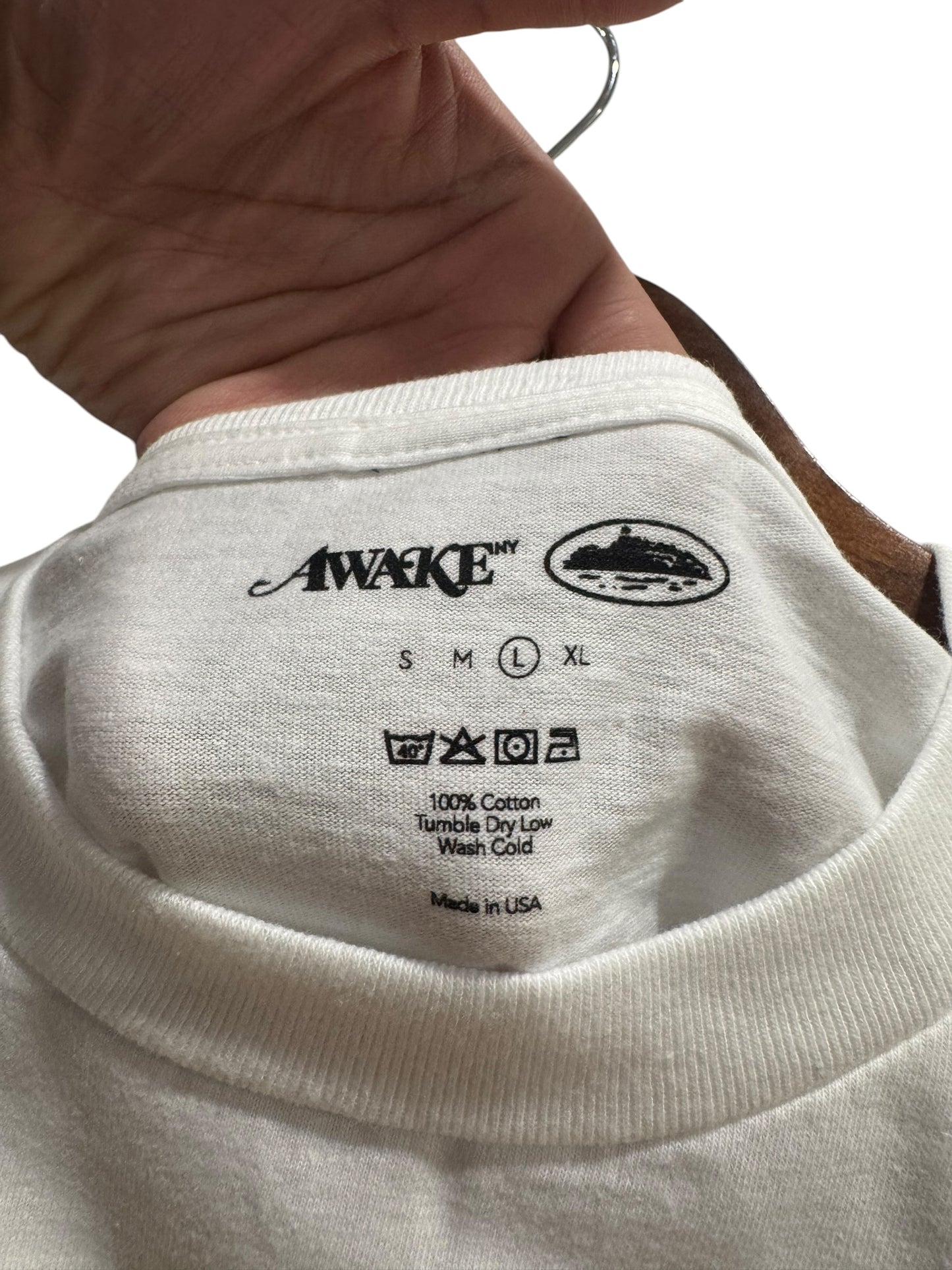 Awake NY x Corteiz Rules New York Tee White