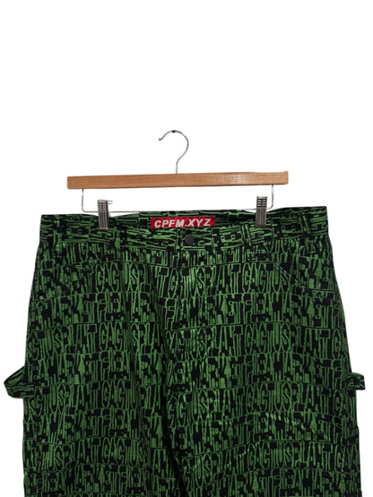 Cactus Plant Flea Market Anxiety Reflective Pants Green