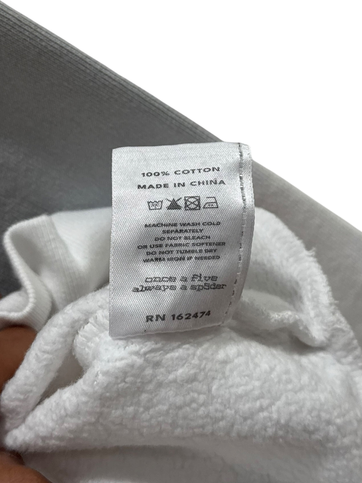 Sp5der OG Web V2 Ombre Hoodie Sport Grey