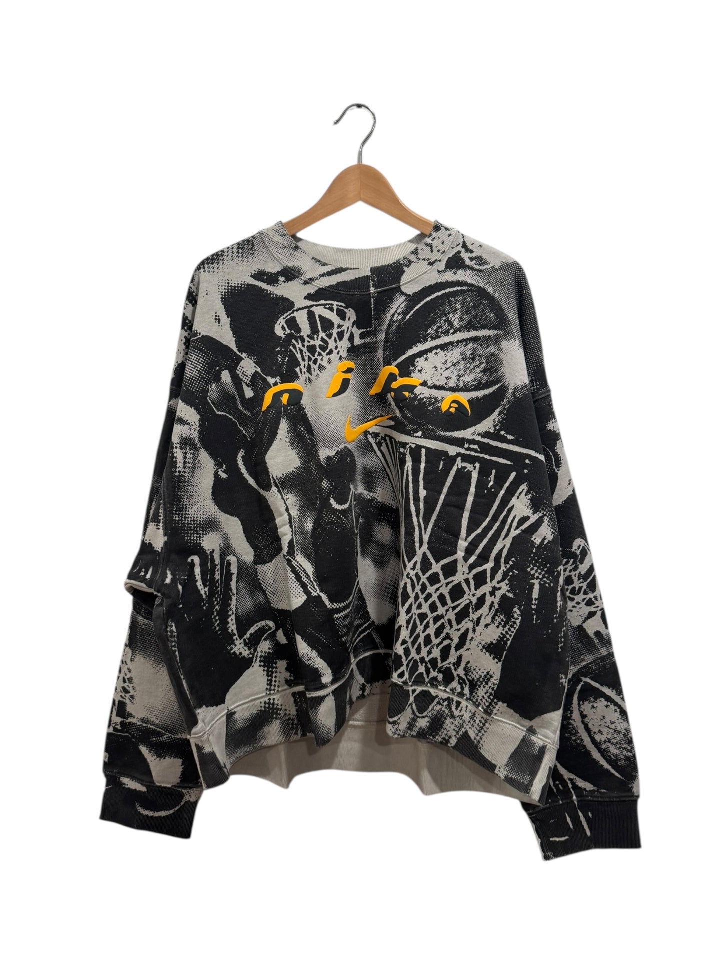 Cactus Plant Flea Market x Nike Hoops Crewneck Light Bone