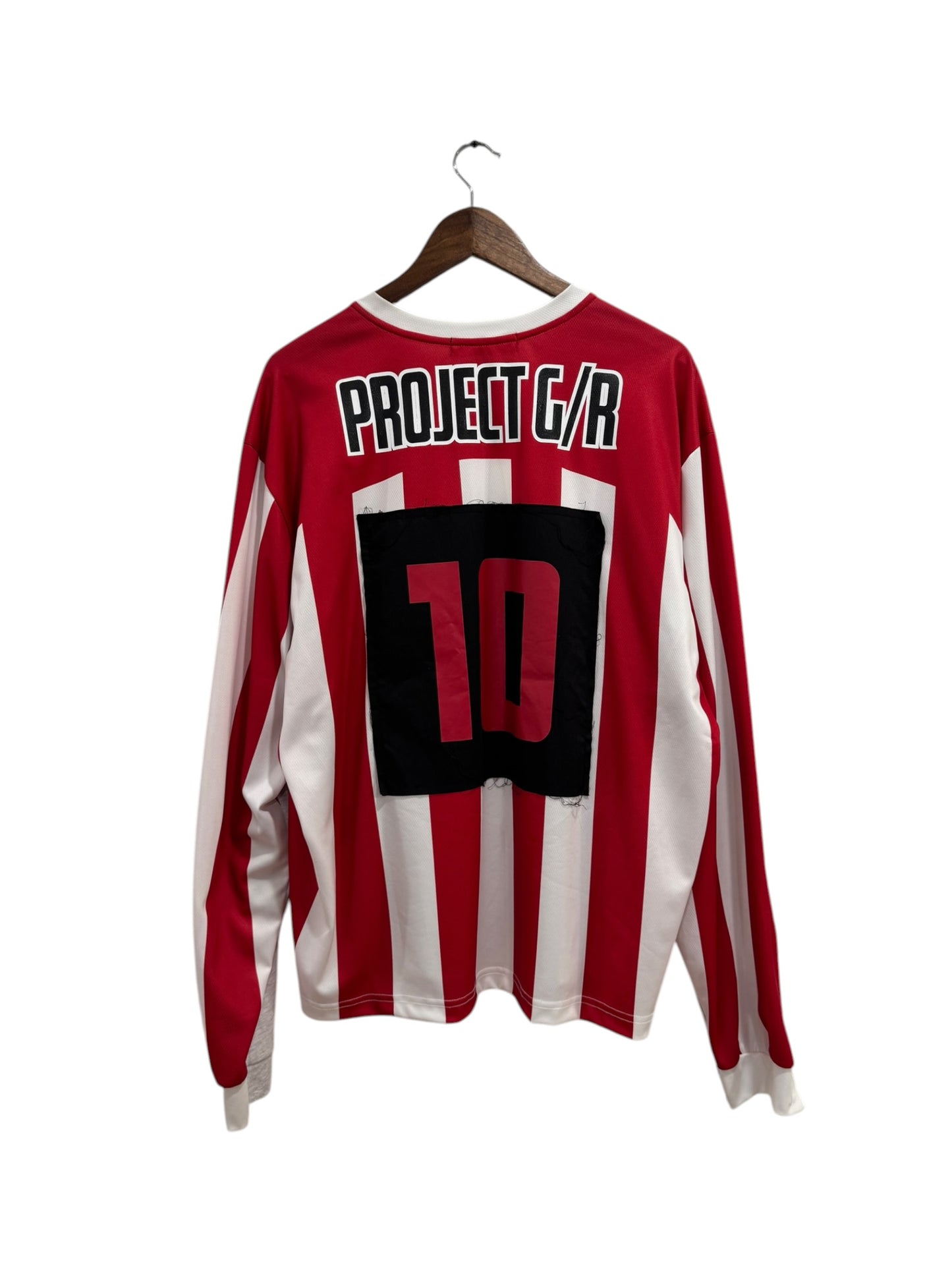 Project G/R Hybrid Long Sleeve Jersey Red White Grey