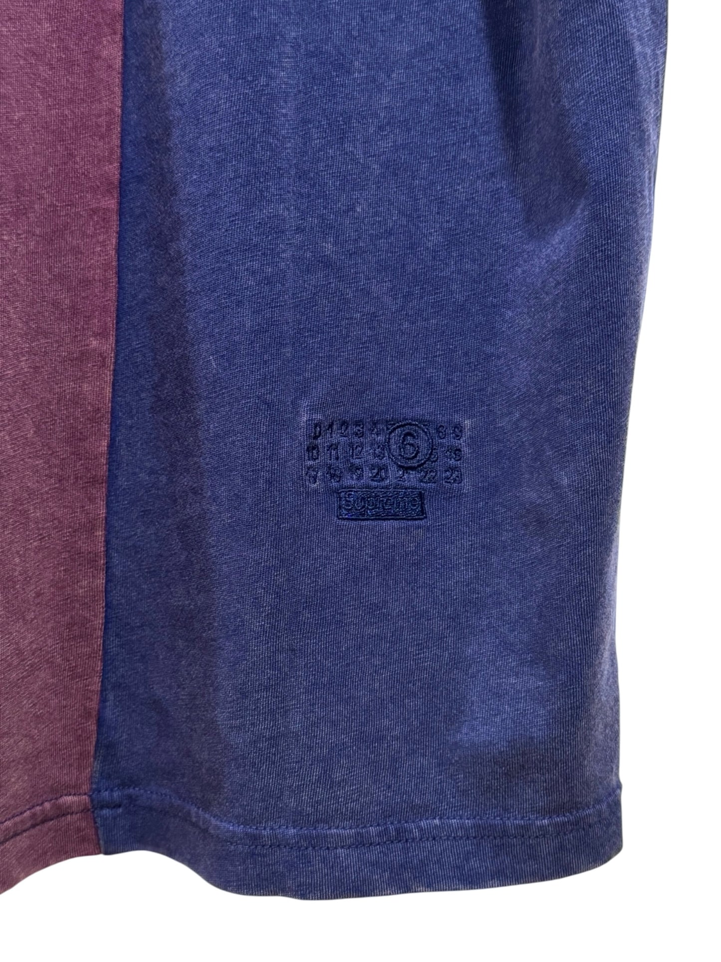Supreme MM6 Maison Margiela Split Tee Navy