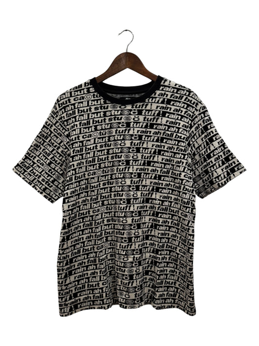 Stussy x Cactus Plant Flea Market Jacquard Tee Black White