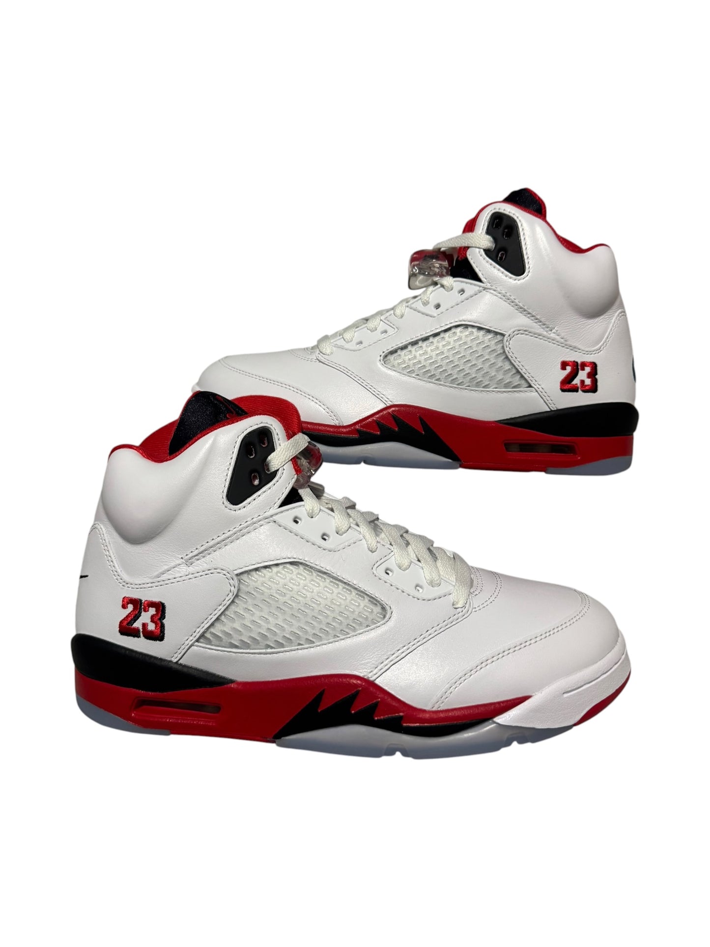 Jordan 5 Retro Fire Red Black Tongue (2025)