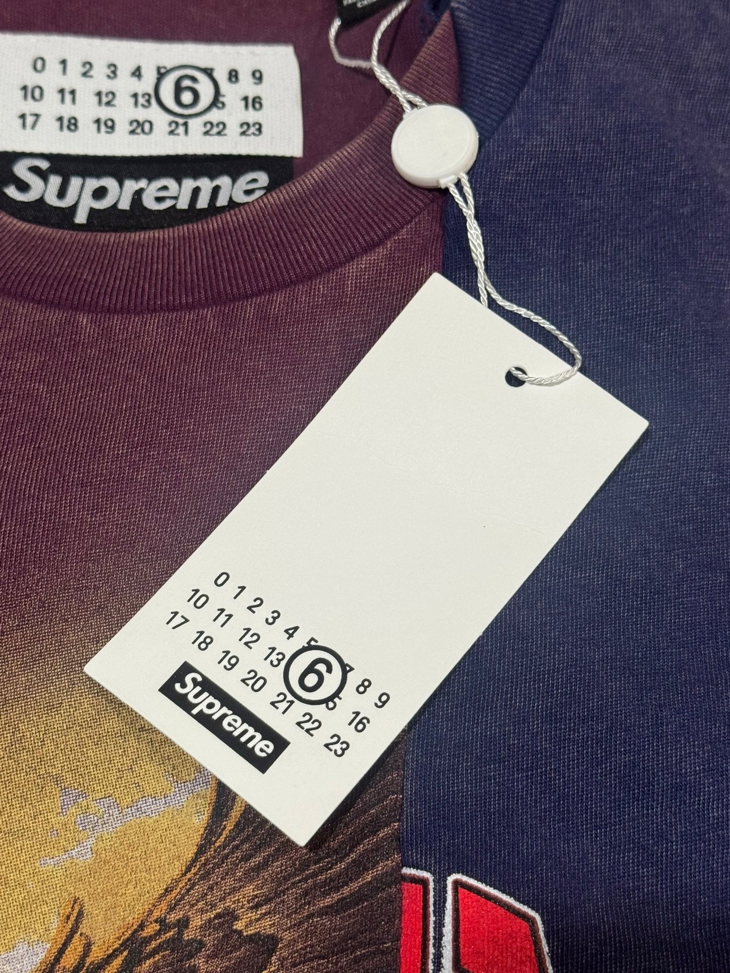 Supreme MM6 Maison Margiela Split Tee Navy