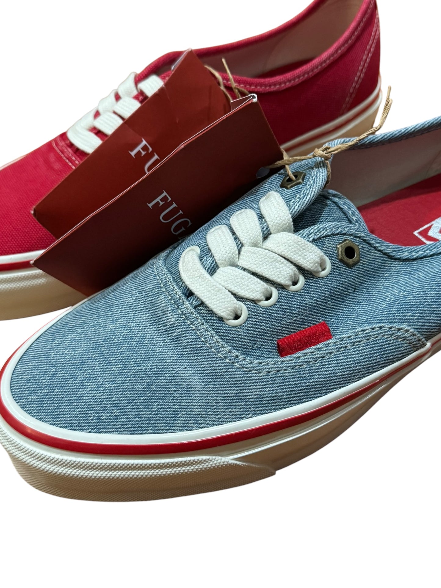 Vans x Fugazi LX Authentic 44 Red Denim Blue