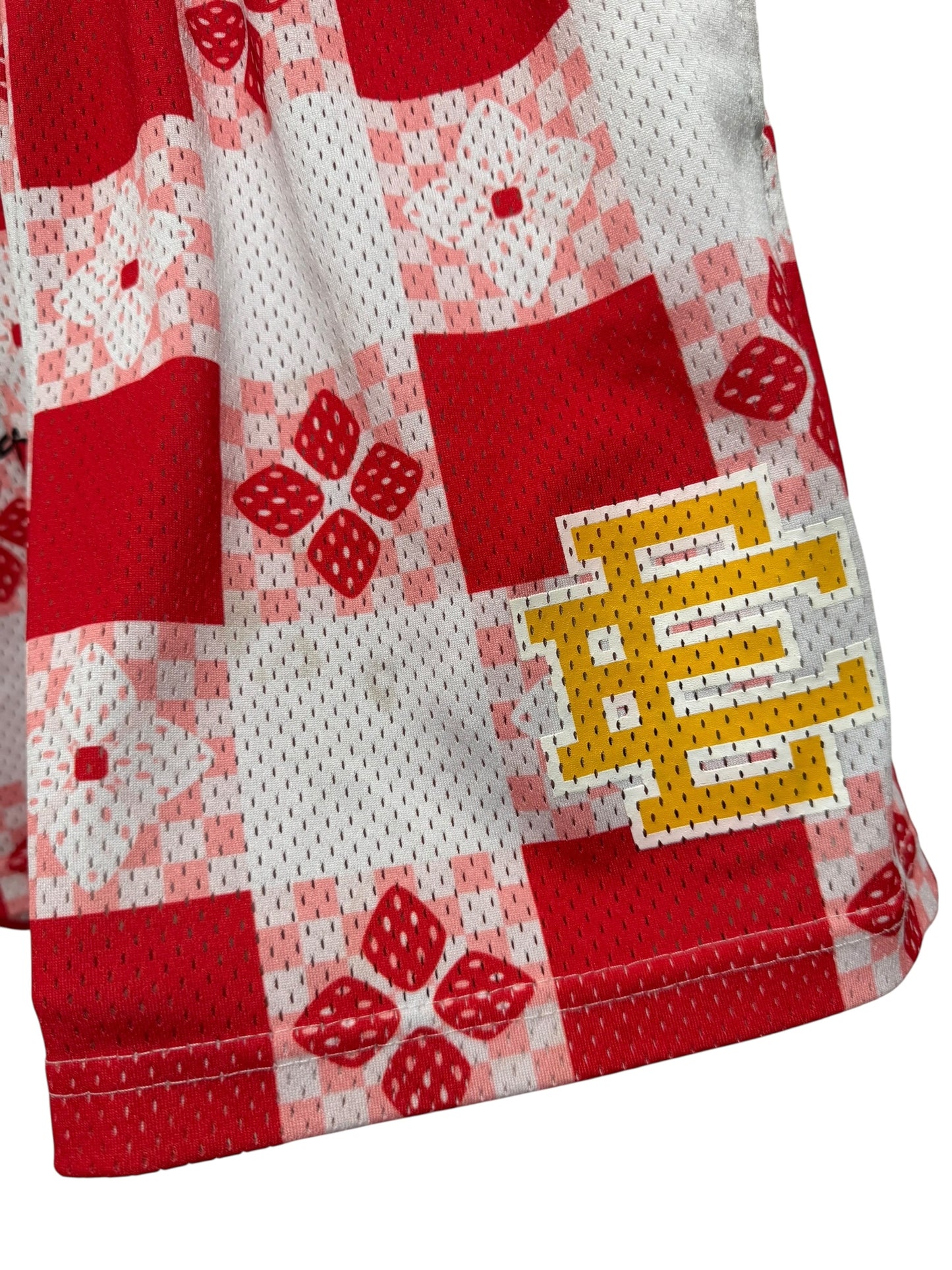 Eric Emanuel x Duryea’s Picnic Shorts White Red