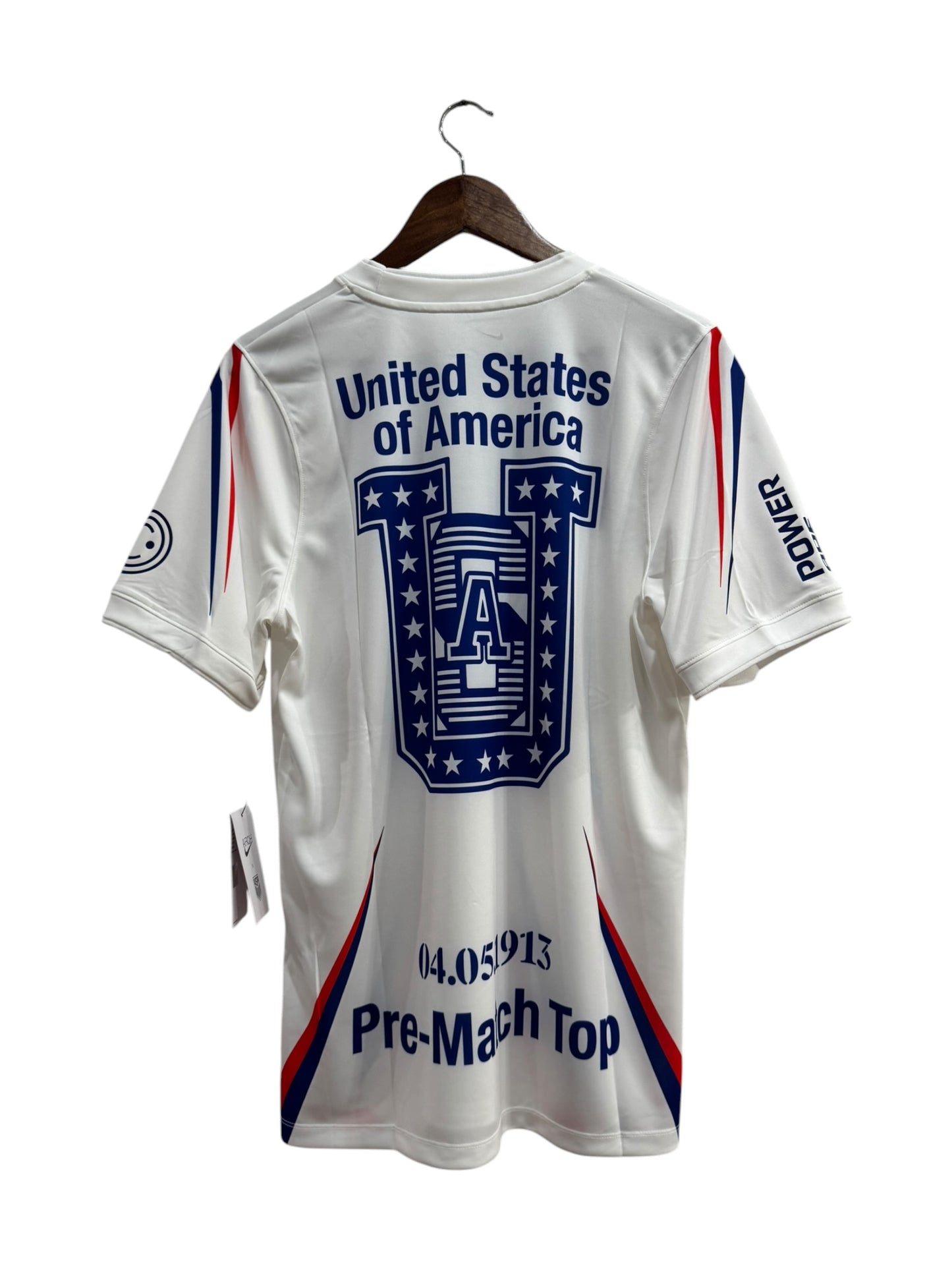 Nike x Virgil Abloh Archive x USMNT Pre-Match Jersey White