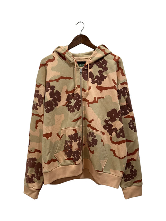 Denim Tears The Cotton Wreath Zip Hoodie Tan Camo