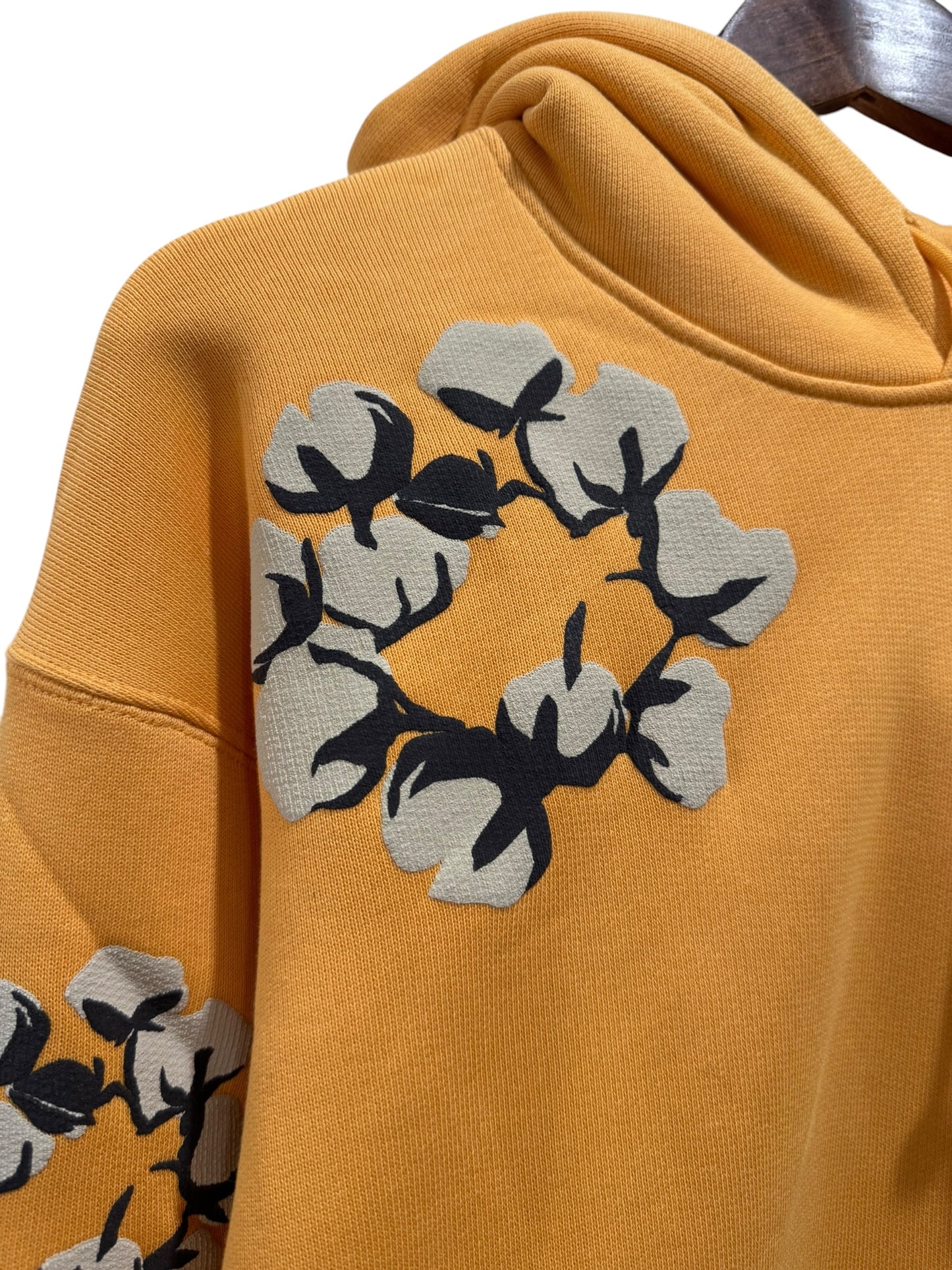 Denim Tears x Cactus Plant Flea Market Cactus Tears Wreath Hoodie Yellow