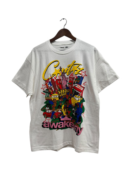 Awake NY x Corteiz Rules New York Tee White